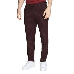 Scotch & Soda Men's Burgundy Classic Chino Trouser 28/32
